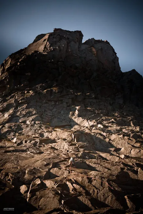 A long way up